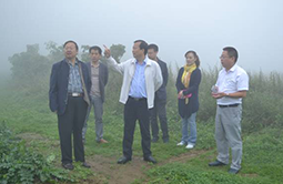馬清明到恩施大峽谷調(diào)研