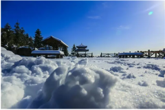 冬日暖陽，看恩施大峽谷雪后仙境